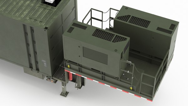 modelo 3d El Centro de Operaciones de la Batería Typhon del Ejército de ...