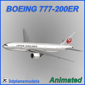 Boeing 777-200ER Japan Airlines JAL