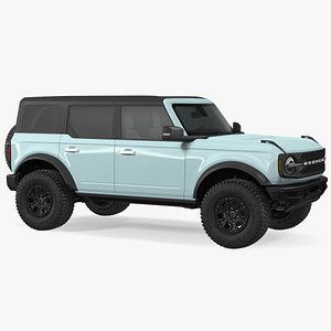 Ford Bronco 2021 Four Door Rigged 3D