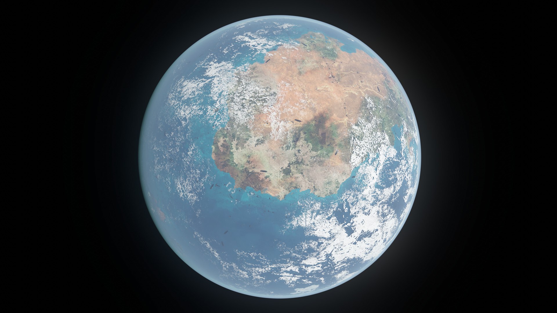 Cold Alien Planet 16K Model - TurboSquid 1808408