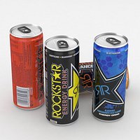 Beverage Can Rockstar Energy Drink Collection 250ml