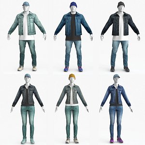 Male Female Denim Collection