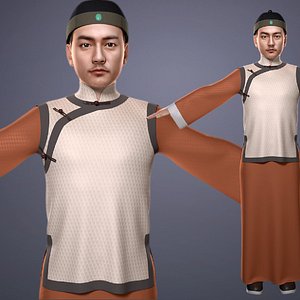 3D model Chinese ancient Qing Dynasty officials1