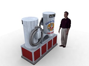 vacuum machine 3d max