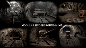 Modular Underground Mine Tunnels model