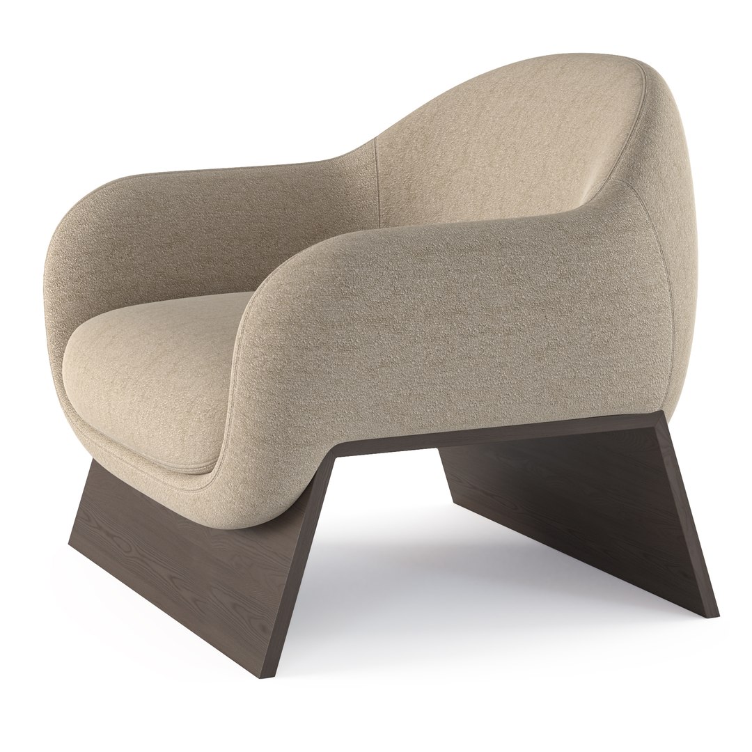 3D Bonaldo Boolean Armchair - TurboSquid 2236092
