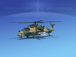 Changhe WZ-10 Attack Helicopter V03