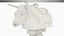 Mechanischer Rodeo-Bulle mit Stabilisatorgehäuse aus Stahl, für Maya ausgerüstet