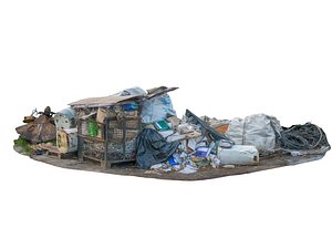 Industrial garbage 16K 3D model