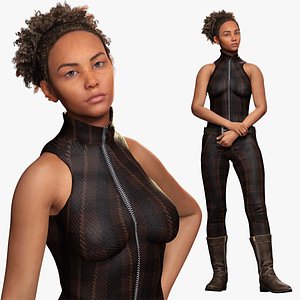 3D model kali - Jumpsuit Style