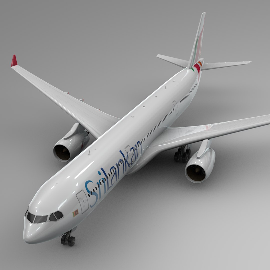 3D airbus a330-300 srilankan airlines model - TurboSquid 1464943