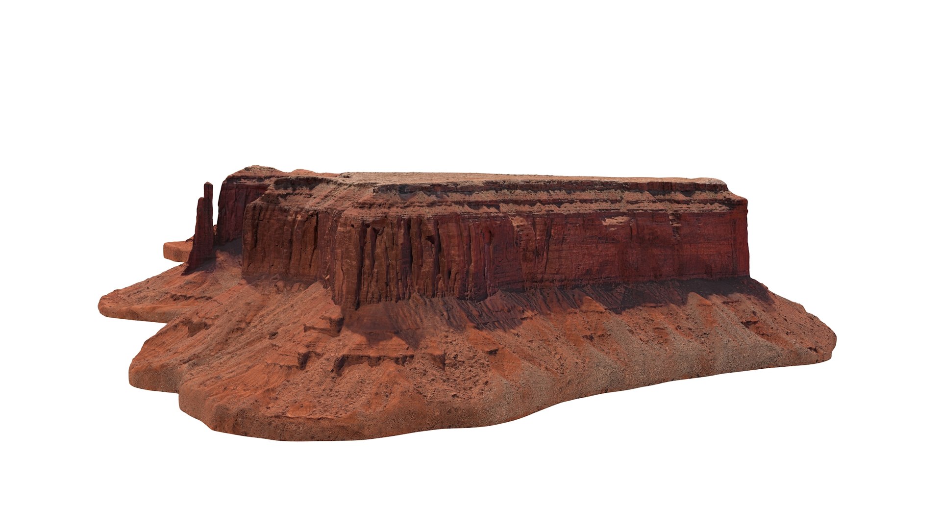 3D Sandstone Butte 11 - TurboSquid 1381625