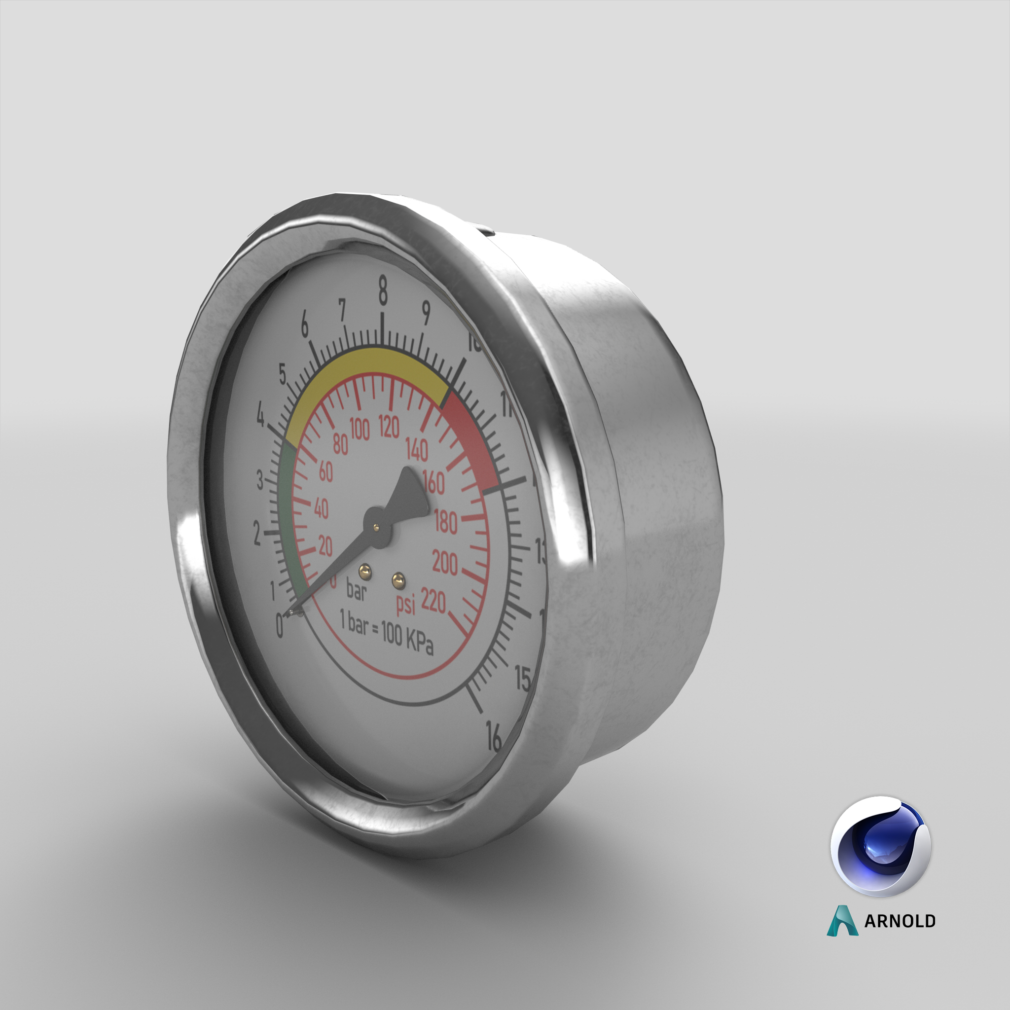 Pressure Gauge 3D Model 3D model TurboSquid 1950883