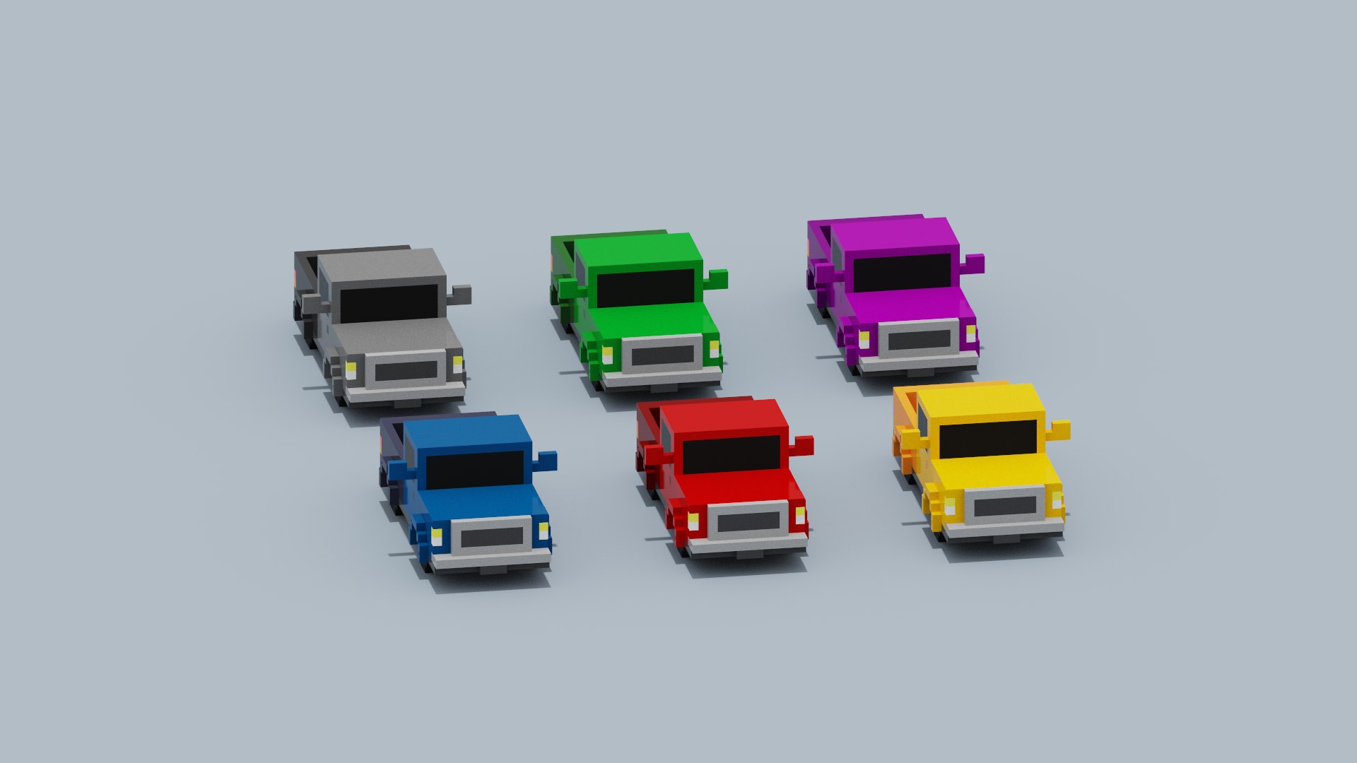 Voxel Pickup Truck Collection model https://p.turbosquid.com/ts-thumb/ih/RPod4H/ST/spin202208291745090001/png/1661786067/1920x1080/fit_q87/243dba4a155c6dc2c6c195350c3c75ccbf45fff3/spin202208291745090001.jpg