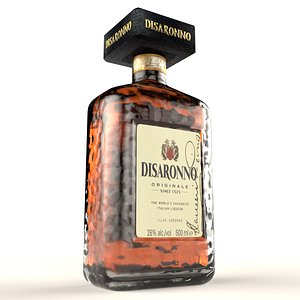 Disaronno Amaretto Alcohol Bottle 3D