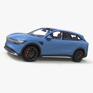 Zeekr 7X Performance Ocean Blue SUV 3D