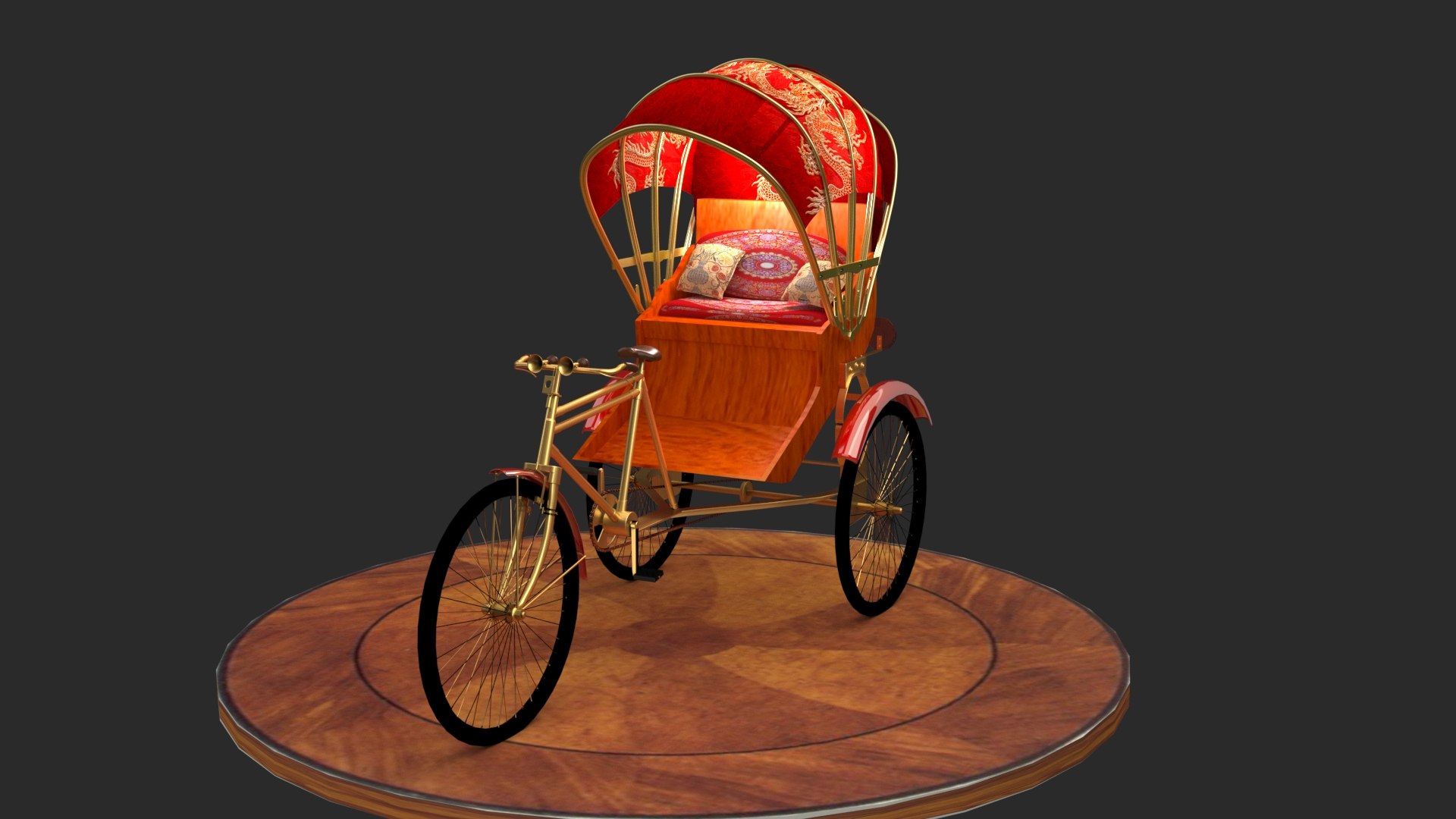 Chinese Rickshaw 3d Model Turbosquid 2283837 Chinese Rickshaw 3d Model Turbosquid 2283837