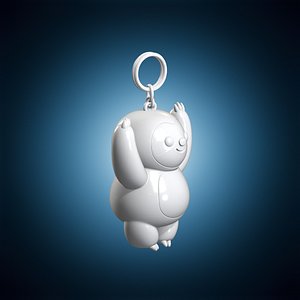 3D Smile Sloth Keychain 3D Print Model model