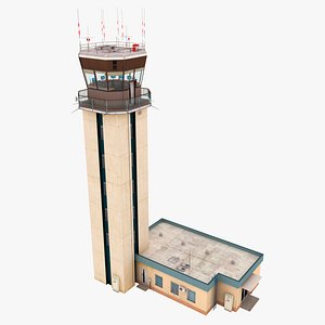 3d air traffic control tower