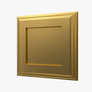 Plaster Decorative Bow DS363 3D