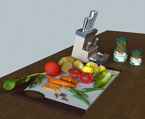 salad knife set 3ds