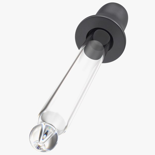 Glass Eye Dropper Pipette model TurboSquid 1803823