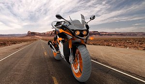 3D ktm motorcycle