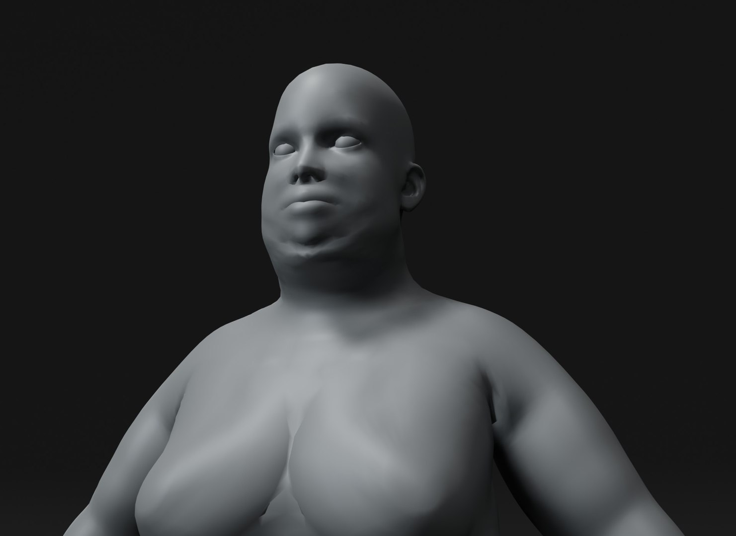 Female Body Fat Base Mesh 3D Model 20k Polygons 3D Model - TurboSquid ...