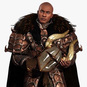 3D Marcus - Guardian of Thrones Game-Ready Character Low-poly model