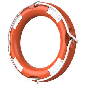 3D life lifebuoy model