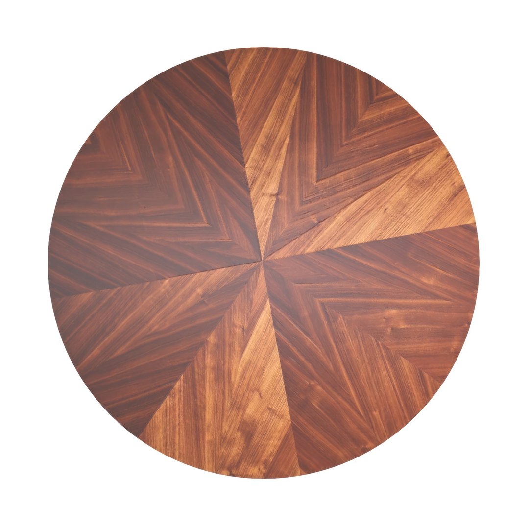 Quillen Marquetry Dining Table PBR 3D - TurboSquid 2205411