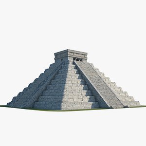3D model pyramid kukulkan