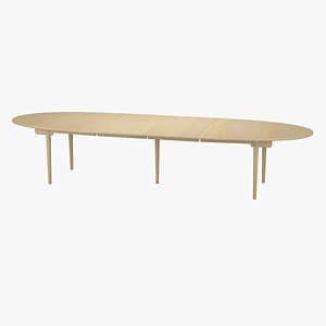 3d table hans j wegner model