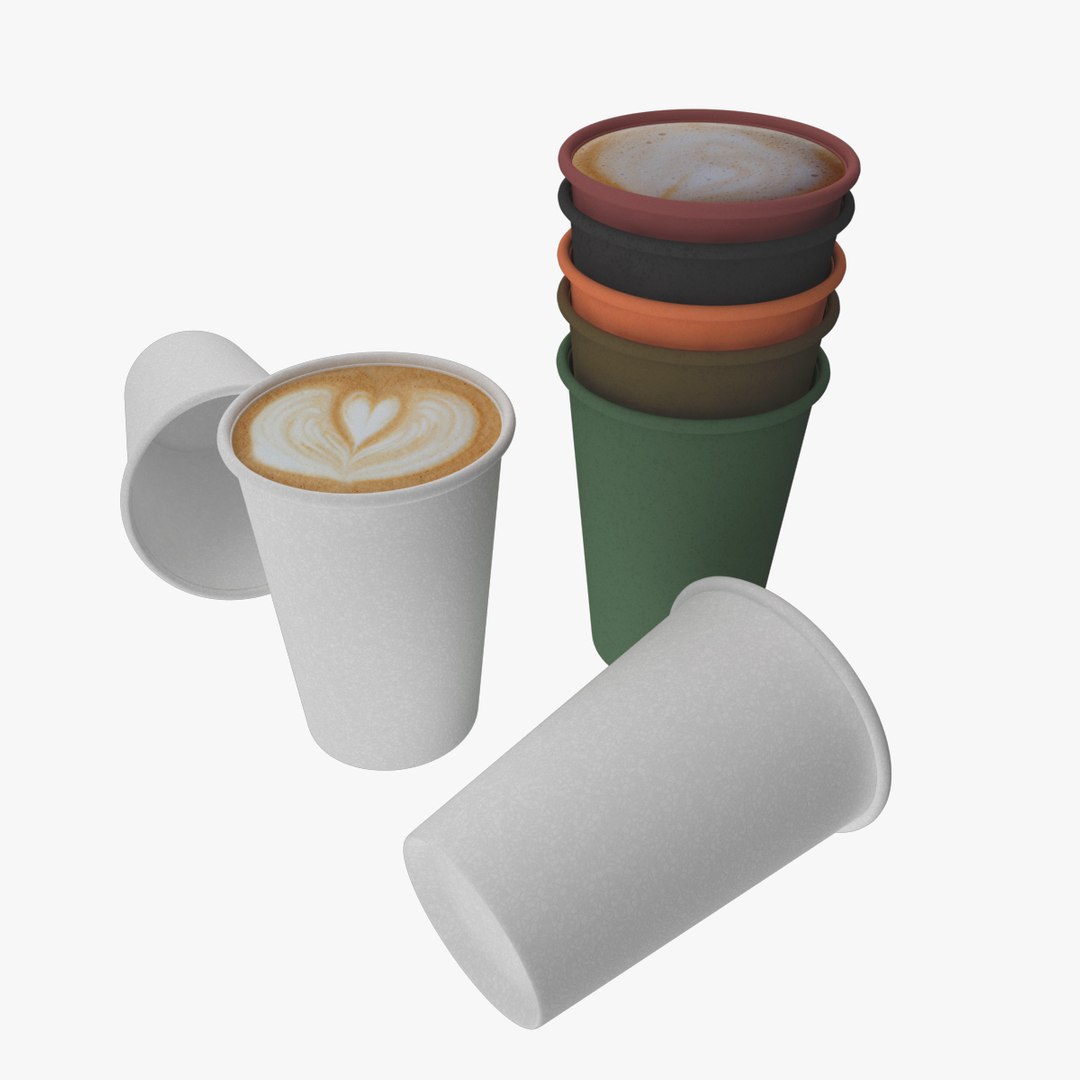 3d model paper cup