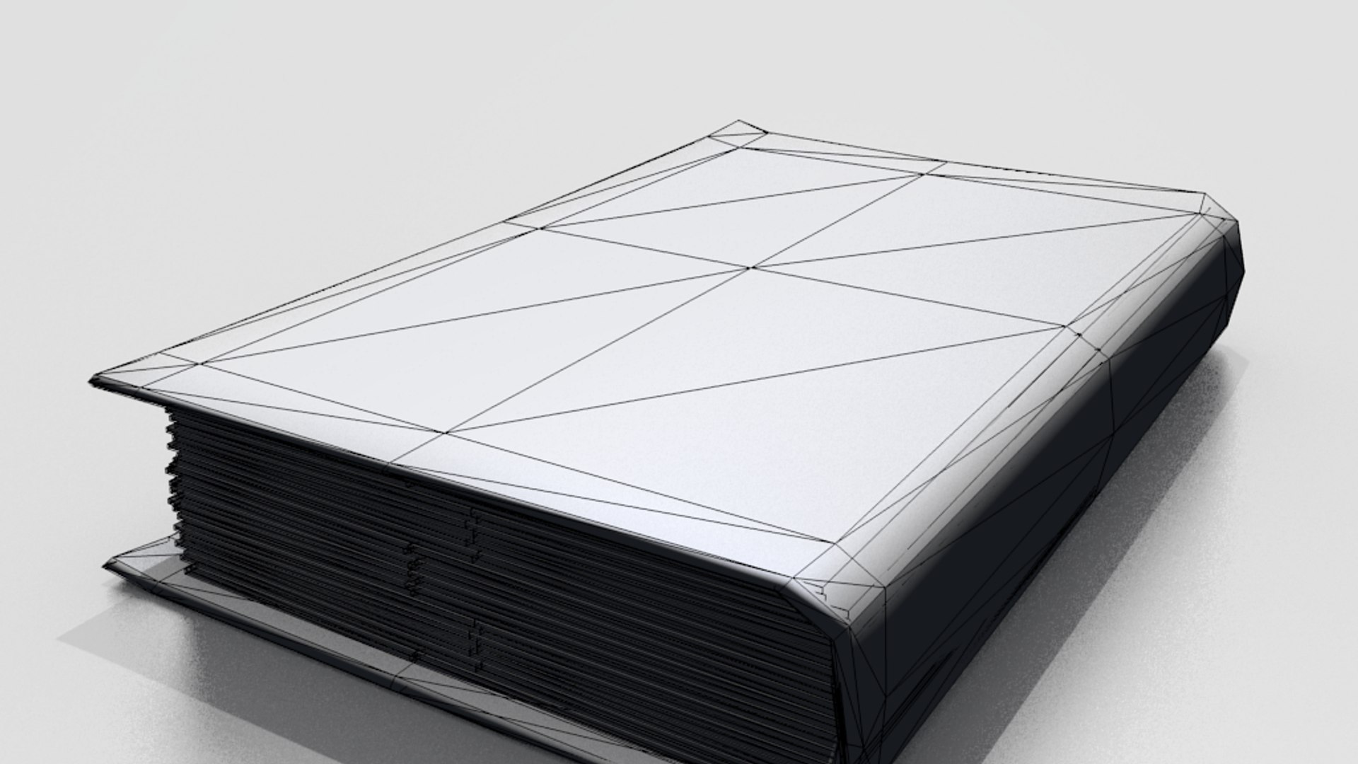 Free Low-poly Novel Book 3d Model