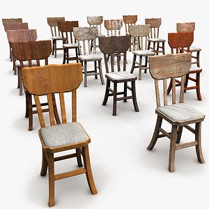 3d model chair lodge