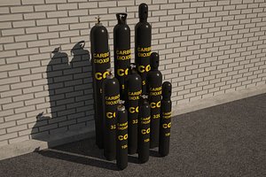 co2 tank 3D model
