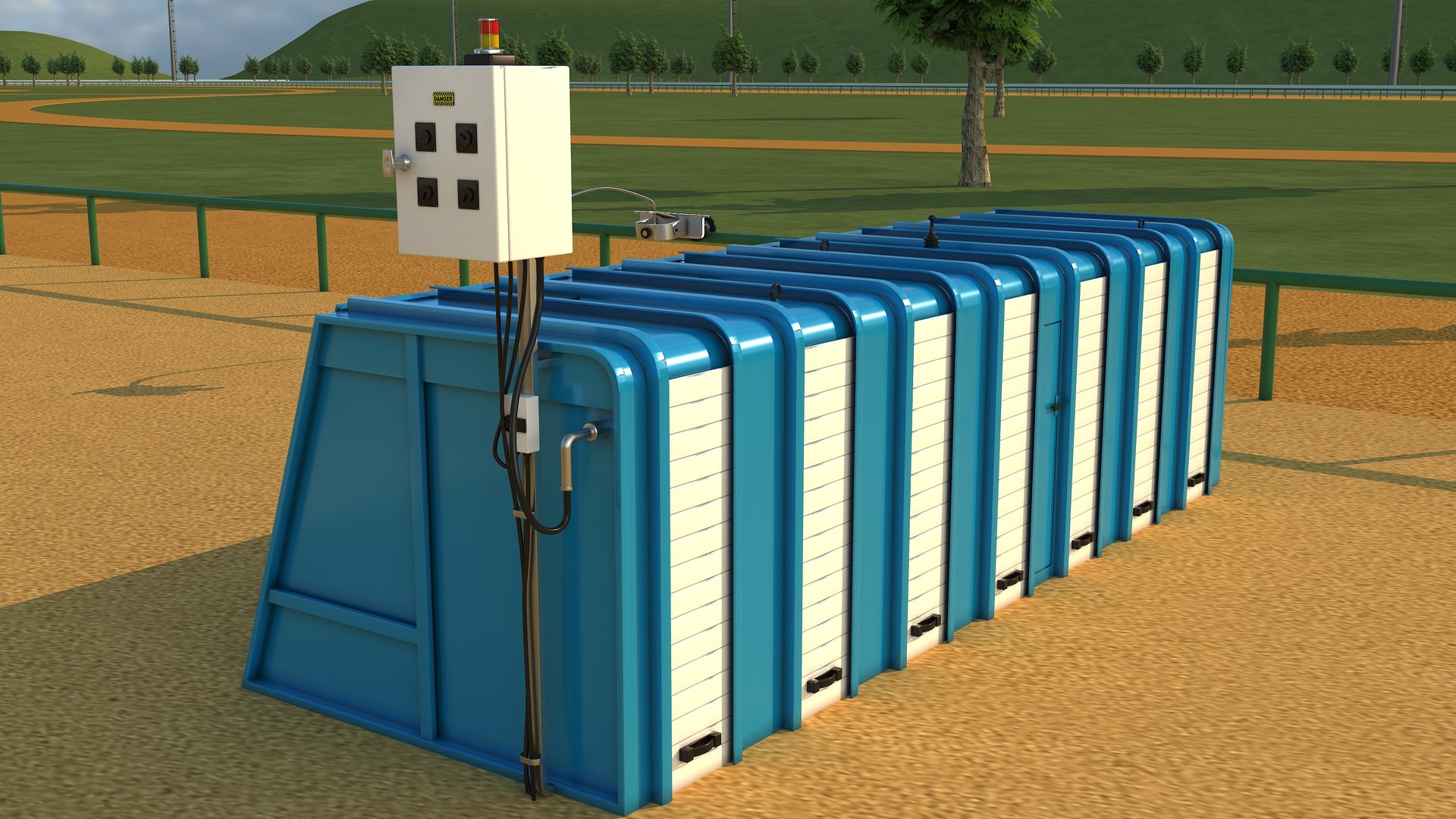 Greyhound Stadium 3D Model TurboSquid 2221835