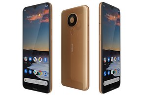 3D Nokia 5 3 Sand Low Poly