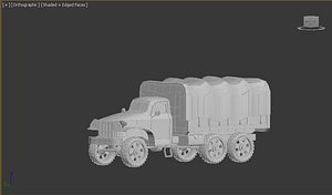 military truck 3D model
