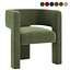 Fauteuil d'appoint en velours Sculpt