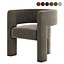 Fauteuil d'appoint en velours Sculpt