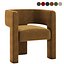 Fauteuil d'appoint en velours Sculpt