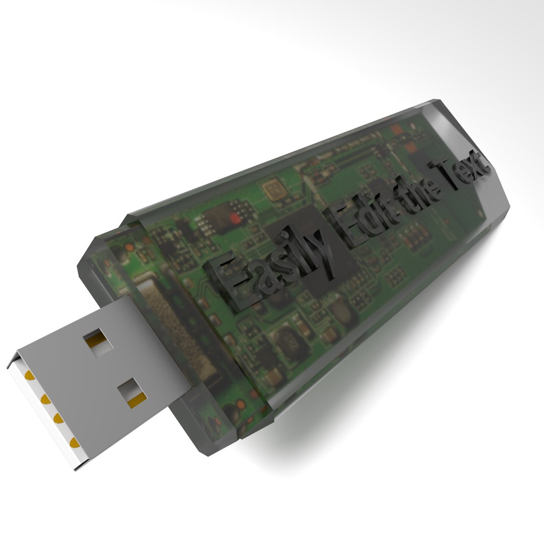 Usb Stick 3d Blend