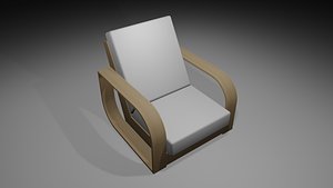 chair cushion 3D model
