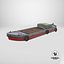 3D Mini Cargo Ship Low-poly PBR model