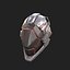 Helmet scifi military combat 3d model low poly