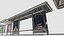 well made bus stop shelters with 4k textures