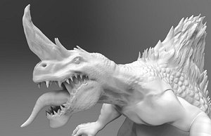 3d dragon monster model