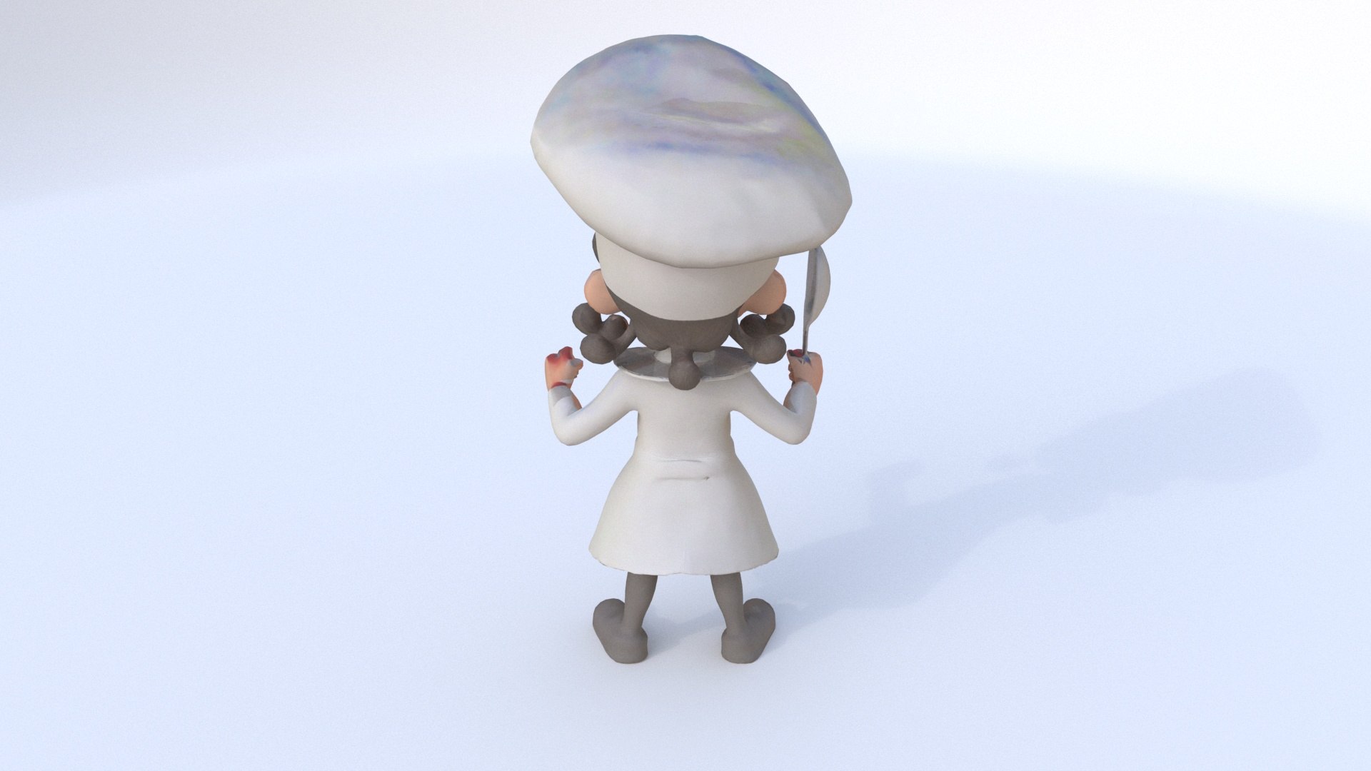 Chef Female Model - TurboSquid 2333455
